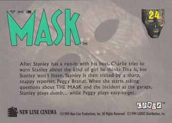 1994 Cardz The Mask #24 The Scoop Back