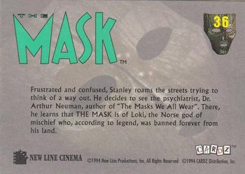 1994 Cardz The Mask #36 The Shrink Back