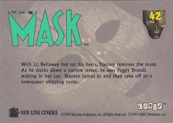 1994 Cardz The Mask #42 Get In! Back