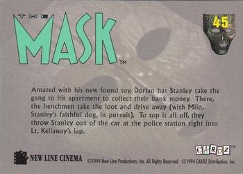 1994 Cardz The Mask #45 Station Bound Back