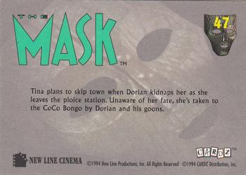 1994 Cardz The Mask #47 Leaving Town? Back