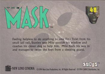 1994 Cardz The Mask #48 Jail Break! Back