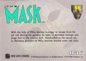 1994 Cardz The Mask #50 Hand Cuffed Back