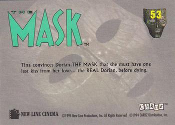 1994 Cardz The Mask #53 One Last Kiss Back