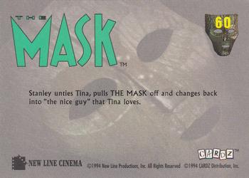 1994 Cardz The Mask #60 Loveable Stanley Back