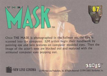 1994 Cardz The Mask #67 Hallway Hijinks II Back