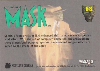 1994 Cardz The Mask #68 Hallway Hijinks III Back