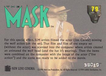 1994 Cardz The Mask #79 Howlin' Honey II Back