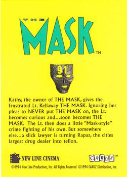 1994 Cardz The Mask #91 THE MASK #1 Back