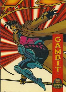 1994 Fleer Marvel Universe - Suspended Animation #1 Gambit Front