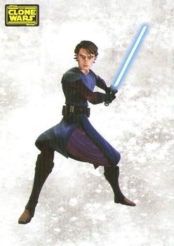 2008 Topps Star Wars The Clone Wars Stickers #1 Anakin Skywalker Front