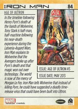 2014 Rittenhouse Marvel Universe #30 Iron Man Back