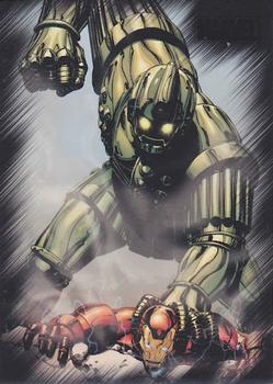 2014 Rittenhouse Marvel Universe - Heroes and Villains Expansion #86 Iron Man / Titanium Man Front