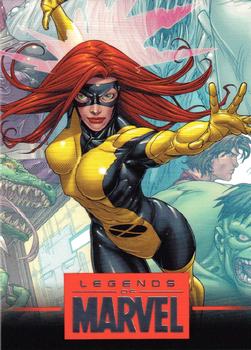 2013 Rittenhouse Legends of Marvel: Marvel Girl/Phoenix #L4 Jean Grey / Marvel Girl Front