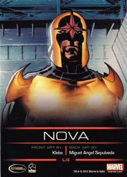 2013 Rittenhouse Legends of Marvel: Nova #L4 Nova Back