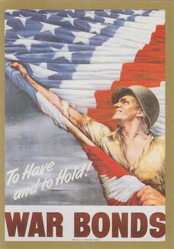 1991 Tuff Stuff World War II Propaganda #14 War Bonds. To have and to hold. Official U.S. Treasury Poster Front