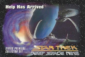 1993 SkyBox Star Trek: Deep Space Nine Premier #02 Help Has Arrived Front