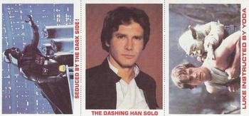 1980 Burger King Star Wars - Panels #NNO Seduced by the Dark Side! / The Dashing Han Solo / Luke Instructed by Yoda Front