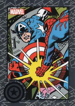 2014 Rittenhouse Marvel Universe - Marvel Greatest Battles Expansion #106 Captain America / Spider-Man Front