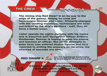 2002 Futera Red Dwarf  #01 The Crew Back