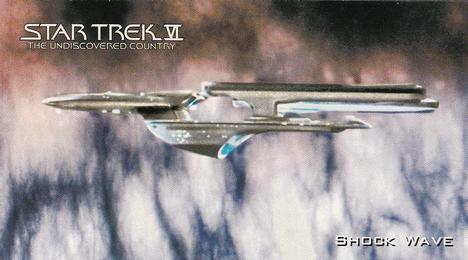 1994 SkyBox Star Trek VI The Undiscovered Country Cinema Collection #02 Shock Wave Front