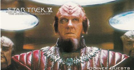 1994 SkyBox Star Trek VI The Undiscovered Country Cinema Collection #09 Dinner Guests Front