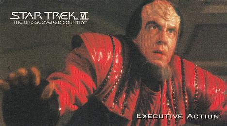 1994 SkyBox Star Trek VI The Undiscovered Country Cinema Collection #14 Executive Action Front