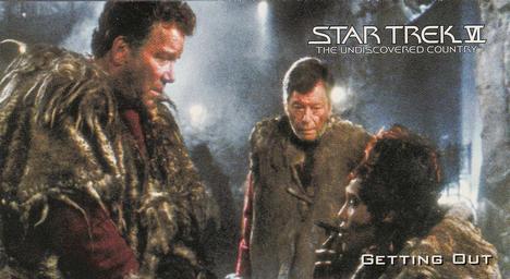 1994 SkyBox Star Trek VI The Undiscovered Country Cinema Collection #31 Getting Out Front