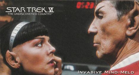 1994 SkyBox Star Trek VI The Undiscovered Country Cinema Collection #49 Invasive Mind-Meld Front