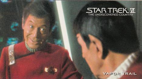 1994 SkyBox Star Trek VI The Undiscovered Country Cinema Collection #58 Vapor Trail Front