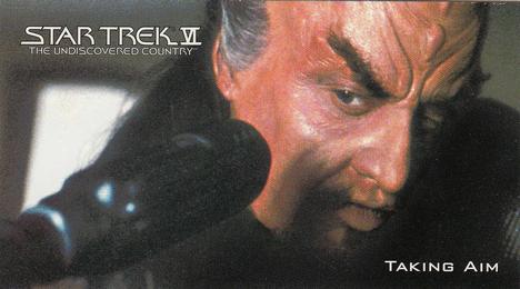 1994 SkyBox Star Trek VI The Undiscovered Country Cinema Collection #66 Taking Aim Front