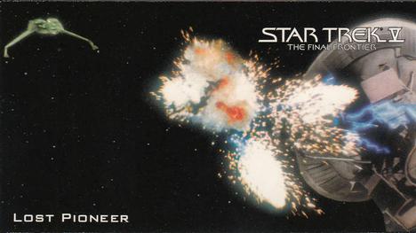 1994 SkyBox Star Trek V The Final Frontier Cinema Collection #09 Lost Pioneer Front