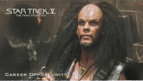 1994 SkyBox Star Trek V The Final Frontier Cinema Collection #14 Career Opportunity Front