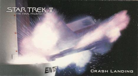 1994 SkyBox Star Trek V The Final Frontier Cinema Collection #31 Crash Landing Front