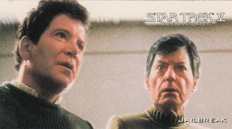 1994 SkyBox Star Trek V The Final Frontier Cinema Collection #39 Jailbreak Front