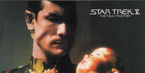 1994 SkyBox Star Trek V The Final Frontier Cinema Collection #45 Paternal Burden Front