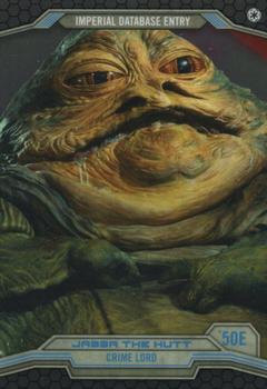 2014 Topps Chrome Star Wars Perspectives #50E Jabba The Hutt Front