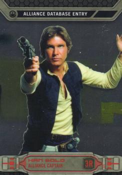 2014 Topps Chrome Star Wars Perspectives #3R Han Solo Front