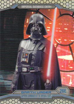2014 Topps Chrome Star Wars Perspectives - Refractor #26E Darth Vader Front