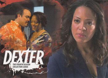 2012 Breygent Dexter Season 4 #8 Lt. Maria LaGuerta - played by Lauren Velez Front