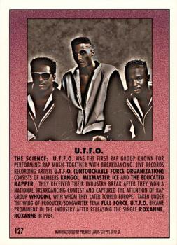1991 Premier Rap Pack #127 U.T.F.O. Back