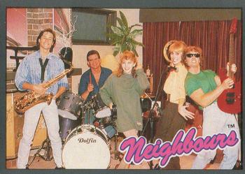 1988 Topps Neighbours Series 2 #22 A Ramsay Street jam session. These musically minde Front
