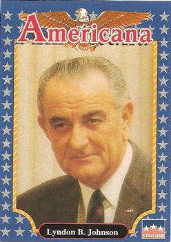 1992 Starline Americana #85 Lyndon B. Johnson Front