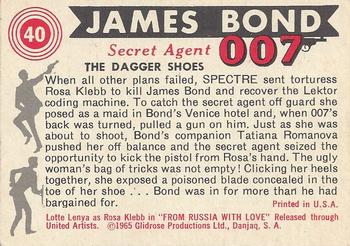 1965 Philadelphia James Bond #40 The Dagger Shoes Back