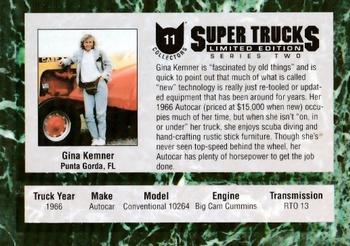 1996 CAT Scale Super Trucks Limited Edition Series Two #11 1966 Autocar Back