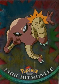 2000 Topps Pokemon TV Animation Edition Series 2 - Foil #106 Hitmonlee Front