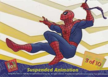1995 Ultra Fox Kids Network - Suspended Animation Cels #3of10 Spider-Man Back