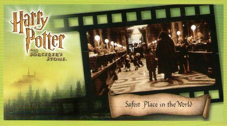 2001 Wizards Harry Potter and the Sorcerer's Stone #35 Safest Place in the World Front