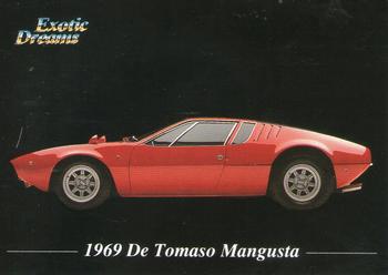 1992 All Sports Marketing Exotic Dreams #11 1969 De Tomaso Mangusta Front