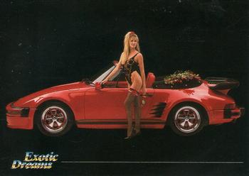 1992 All Sports Marketing Exotic Dreams #13 Wendy with Porsche Slant Nose Front